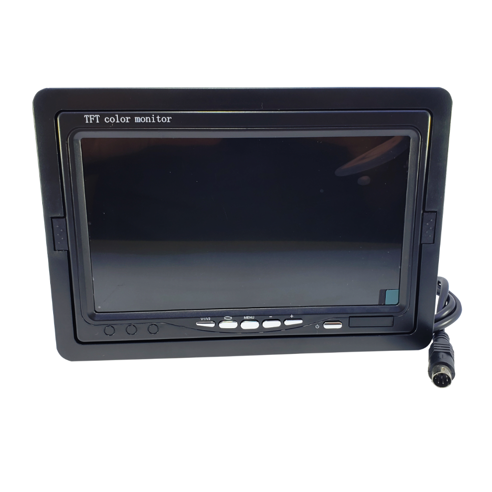 Monitor LCD 7 Polegadas 2CH Para Câmeras