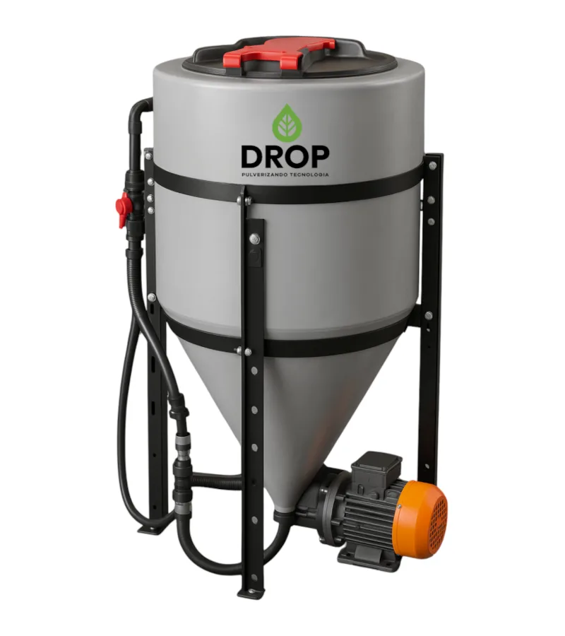 Misturador de calda Drop DMIX Lite de 200 litros